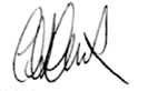 Signature of Catherine Cashmore